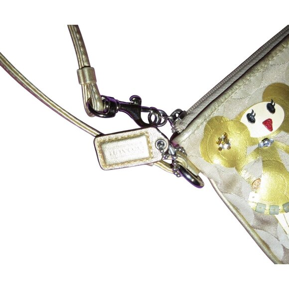 SOLD  Coach Poppy Goldy Cheerleader Embellished Limited Edition Collectors - Picture 3 of 13